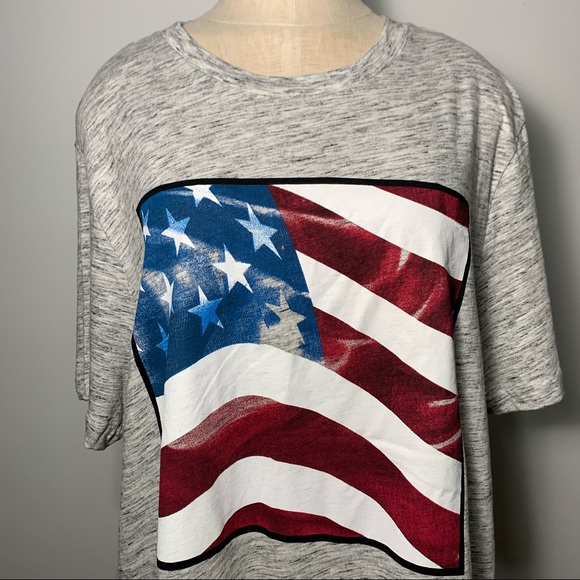 NWOT Large Graphic Patriotic American Flag T Shirt - Picture 2 of 6